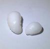 2 White Baroque Clam Pearls 12+ ct