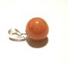 3.10 carats Conch Pearl Necklace Cinnamon Colored on Sterling Silver
