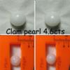 Clam Pearls 4.6 cts 