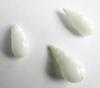 3 Clam Pearls Drop Shape 23+ carats Total 16+mm