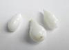 3 Clam Pearls Drop Shape 23+ carats Total 16+mm