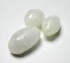 3 Clam Pearls with Full Flame Oval Set 12 carats Total