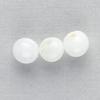 3 Matching Round Clam Pearls 3.9 carats Total