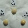 3 pearls of Cassis 13+ cts total weight