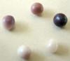 5 natural pearls from blue mussel