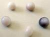 5 natural pearls from blue mussel