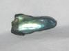 0.20 carat Iridescent Bluish Green Abalone Pearl