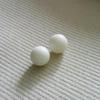 A Pair of White Clam Pearls 5.25 + 5.55 ct