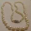 Antique Graduated Natural Mississippi Freshwater Pearl Necklace