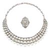 Antique natural pearl jewelry set<BR><I>Photo: Christie's</I>
