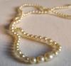 Antique Natural Pearl Necklace, Platinum/Diamond Clasp