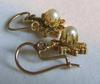 Antique Natural Saltwater Pearl Earrings