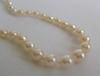 Antique Natural Saltwater Pearl Necklace, Platinum Diamond Sapphire Clasp