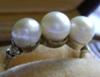 Antique Triple Natural Saltwater Pearl Ring