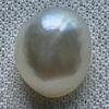 Basra Natural Pearl 5.30 Carat Button Shape