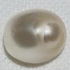 Basra Natural Pearl 6.54 Carat Button High Luster