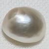 Basra Natural Pearl 6.54 Carat Button High Luster