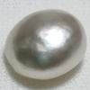 Basra Natural Pearl 8.82 Carat Button High Luster 12mm