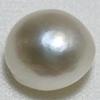 Basra Natural Pearl 8.70 Carat Button Shape 11mm