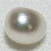 Basra Natural Pearl Baroque Light Silver 5mm