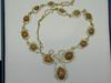 Brown Conch Pearl & Diamond Necklace