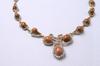 Brown Conch Pearl & Diamond Necklace