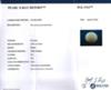 Certificate for  Natural Round Conch Pearl, 2ct 