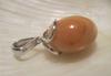 Cinnamon Colored Conch Pearl Pendant 10.05 carats on Sterling Silver