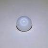 Clam Pearl Button with Flame 4+ ct