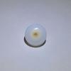 Clam Pearl Button with Flame 4+ ct