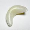 Clam Pearl Curved 19mm Yellowish