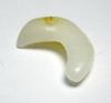 Clam Pearl Curved 19mm Yellowish