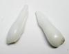 Clam Pearl Pair Drop Shaped 18+ carats 27+mm