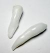 Clam Pearl Pair Drop Shaped 18+ carats 27+mm