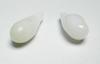 Clam Pearl Pair Drop Shaped Matched Pair 13+mm