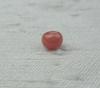 Dark Pink Conch Pearl 4mm Button Shape