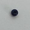 Dark Purple Button Shaped Quahog Pearl  4mm for Sale 