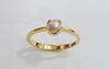 Elegant Natural Basra Pearl Ring in 21K Yellow Gold