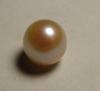 Gold Semi Round Gem Freshwater Pearl 2.6 carats