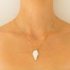 Large Wing Natural USA Pearl Pendant  27mm