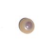 Lavender and Beige Quahog Pearl with Bullseye