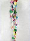 Long Colorful Muscatine Pearl Button Necklace