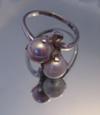 Ring with natural Minnesota River Pearls