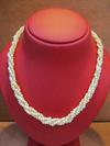 Natural Arabian Gulf Twisted Pearl Necklace 171 carats