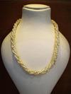 Natural Baroque Pearls Twisted in a Graduated Necklace
