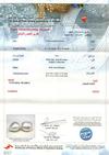 Natural Basra Pearl Earrings Certificate