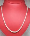 Natural Basra Pearl Necklace Single Strand
