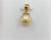 Natural Basra Pearl Pendant - 7mm Near Round Shaped