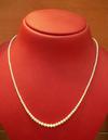 Natural Basra Pearl Single Strand Necklace 
