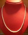 Natural Basra Saltwater Pearl Necklace Strand